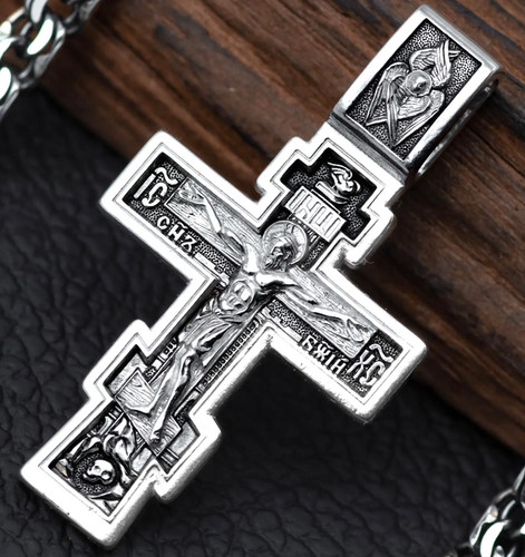 Orthodox baptism men crucifix - orthodox,