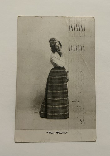 Man wanted antique - antique, 1907