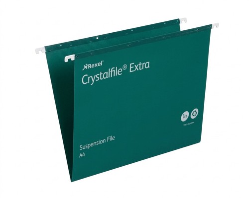 Rexel crystalfile extra - extra, a4