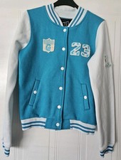 Vintage Urban Diva Turquoise And White Jacket. 
