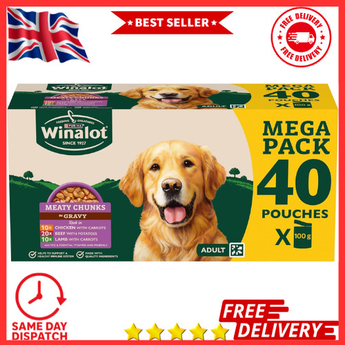 Winalot adult wet dog - adult, food