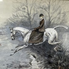 Antique Watercolour Painting