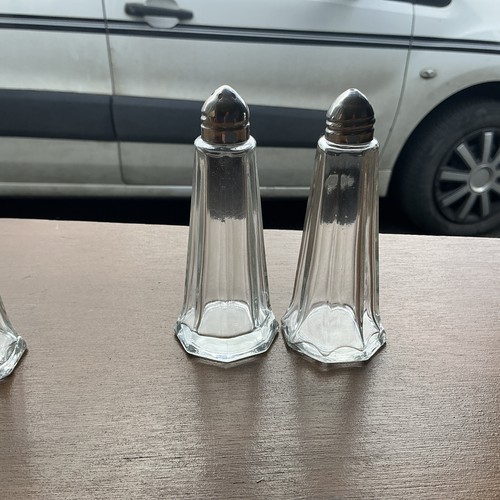 Vintage retro glass - salt, and