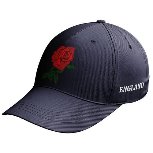 England rose badge cap mens - rose,