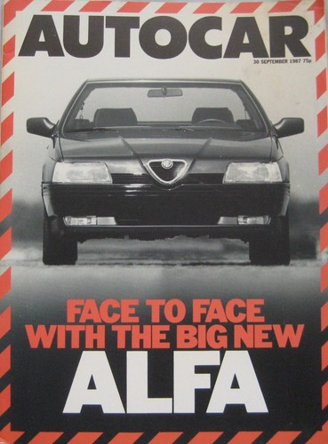 Autocar magazine 1987 - magazine, 30/9/1987