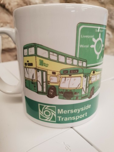 Merseyside transport bus cup - merseyside,