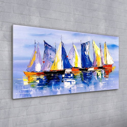 Print tempered glass sea - print,