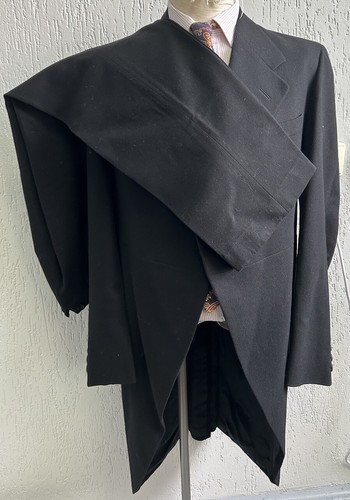 Men 1920s black two - black, piece