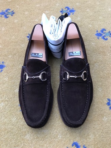 Gucci loafers shoes suede - gucci,