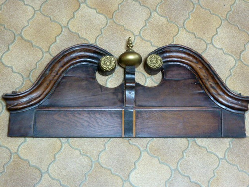 Good antique longcase hood - good,