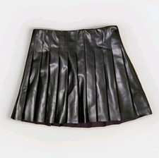Leather PU Leather Pleated