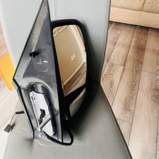 Manual Short Arm Wing Mirror Mercedes Sprinter Van 2013-  Black Passengers Side