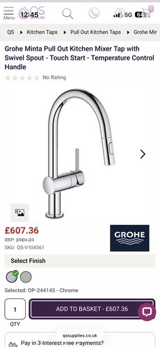Grohe minta kitchen - grohe,