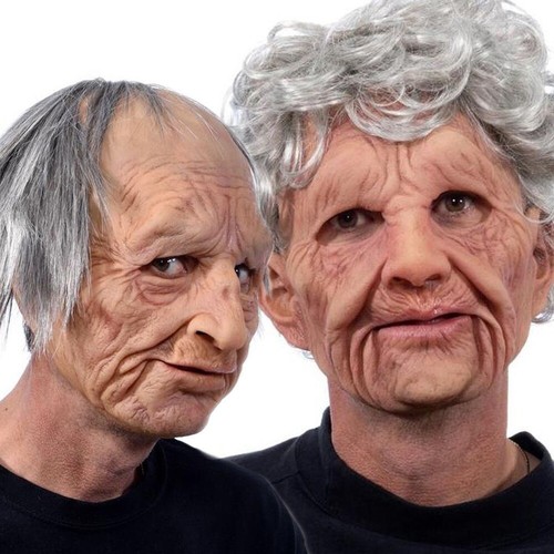 Halloween old man - old,