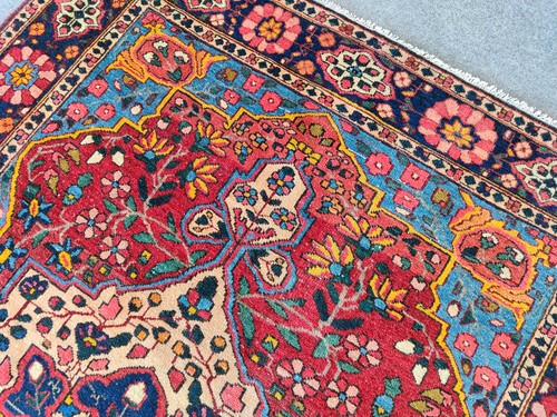 Rare antique rug 5x7 colorful - rug, 5x7,