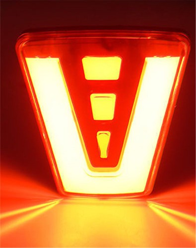 Car flashing brake - flashing, lamp