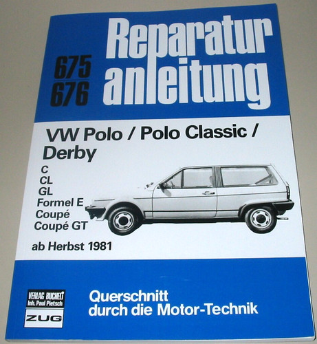 Repair manual polo - manual, vw
