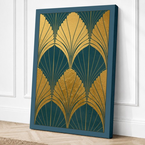 Deco fan symmetry art - deco,
