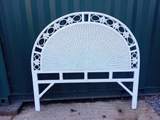 Rattan 4ft Half Circle Headboard