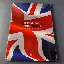 2012 Olympic 50p Coin Full Set And Album