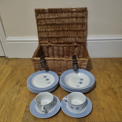 Wicker picnic basket 4 - wicker, basket,