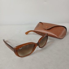 Ray Ban RB4101 Jackie OHH 717/51 Sunglasses w Case Brown Woman's Accessories -CP