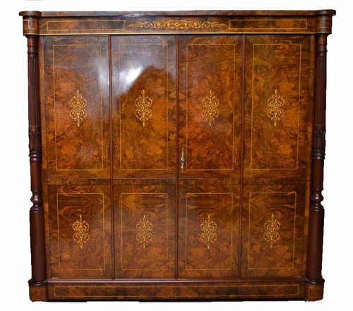 Bespoke inlaid burr walnut - inlaid, tv