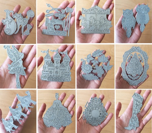 Tattered lace metal cutting - lace,
