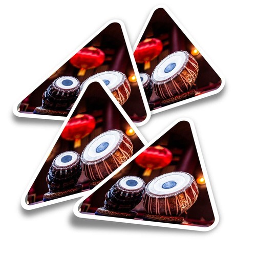 Triangle stickers tabla - 4x,