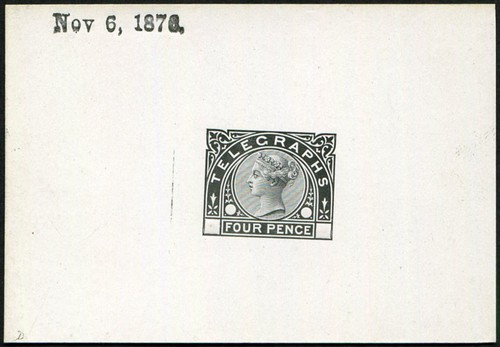 Telegraphs 1874 t5 die - 4d, 'die