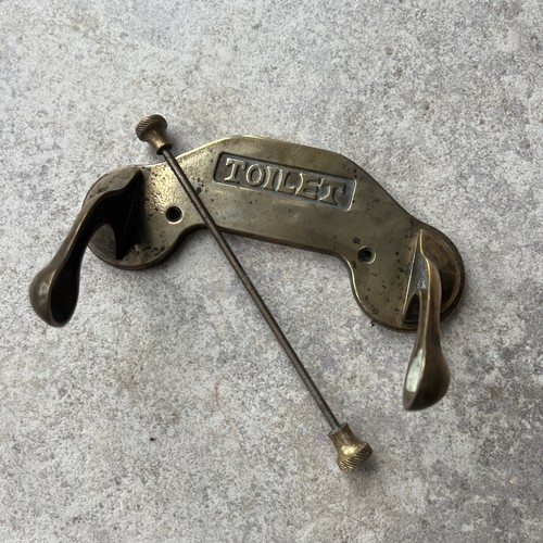 Brass toilet roll - toilet, holder