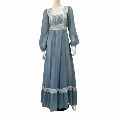 Vintage gunne sax blue long - gunne,
