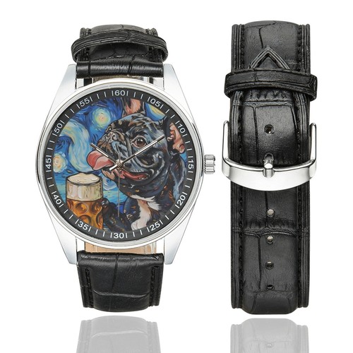 Starry night french bulldog - french,