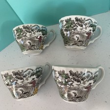 4 X Myott The Hunter Tea Cups