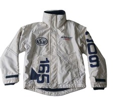 Quba And Co Sails X-10 Sailing Jacket Unisex Small Nautical Yachting Boat White
