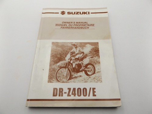 2000 suzuki z400 owners - suzuki, dr-z400/e