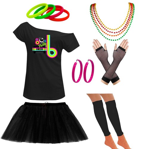 Womens off shoulder 80s - womens, party