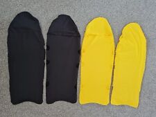 14 pairs UN-BRANDED COVERINGS FOR CRICKET BATTERS/ KEEPER, Yellow & Black, NWOT.