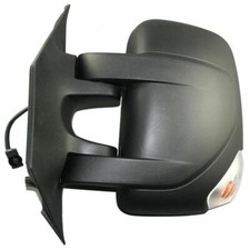 Wing Door Mirror Electric Adjust Heated Black Cover For Renault Master Left Side
