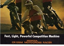 1975  HONDA CR125M1 Motocross