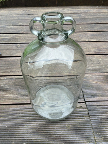 Demijohn bottle clear glass - glass,, 1