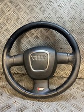 2007 AUDI A3 TDI S LINE MK2 5 DR LEATHER STEERING WHEEL 8P0419091