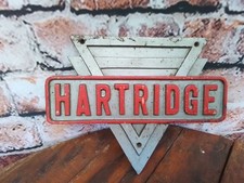 Vintage  Hartridge Machine Plaque
