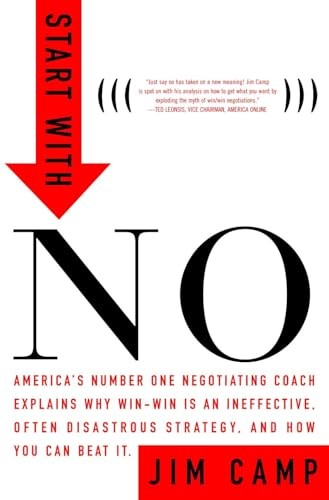 Start with the negotiating - with,