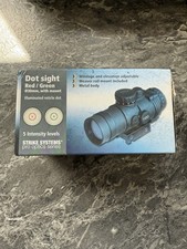 Asg Strike Systems Red & Green Dot Sight - Weaver Rail 1x30 optic 