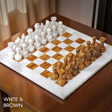 Handmade Marble Chess Pieces &