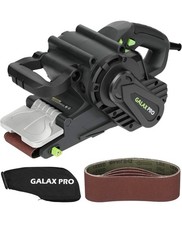 GALAX PRO 1010W Belt Sander, 120-380 RPM Variable Speed Settings, Dust Bag.