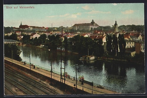 Weissenfels view the - weissenfels,, town