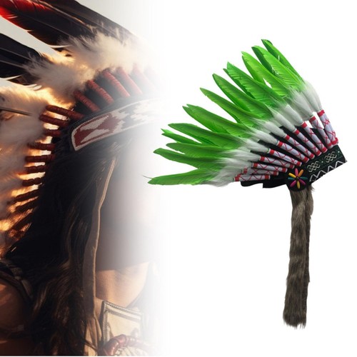 Feather indian headdress - indian,