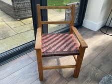 Vintage Child’s Chair Woven